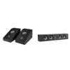 Polk Reserve R900 Height and R350 Center Channel Speakers Bundle with 1" Tweeters and 4" Woofers for Dolby Atmos Home Theater view 1