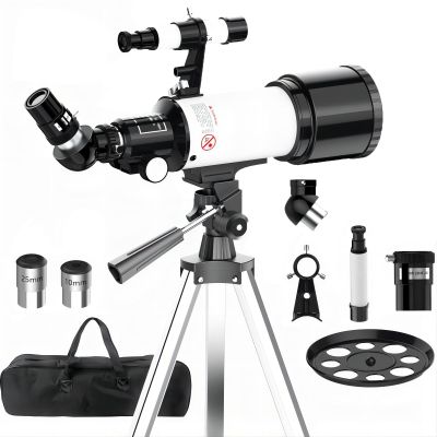 BGTR Telescope for Adults and Kids, 70mm Aperture 400mm Astronomical Telescope ((24X-180X))