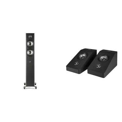 Polk Reserve R500 Tower Speaker, R900 Height Module, 1" Tweeter, 5.25" & 4" Woofers, Dolby Atmos & IMAX Enhanced Home Theater Audio