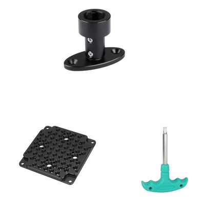 CAMVATE Ceiling Mount With 5/8"-27 Female Screw + Camera Cheese Mounting Plate + Straight Screwdriver Assembly Tool
