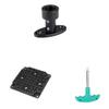 CAMVATE Ceiling Mount With 5/8"-27 Female Screw + Camera Cheese Mounting Plate + Straight Screwdriver Assembly Tool view 1