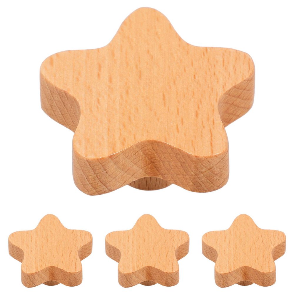 Housoutil 4pcs Solid Cabinet Knobs Elegant Drawer Handles for Kitchen Furniture Stylish Dresser Wardrobe Pulls Easy Installation Modern Design Suitable for Various Cabinets