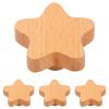 Housoutil 4pcs Solid Cabinet Knobs Elegant Drawer Handles for Kitchen Furniture Stylish Dresser Wardrobe Pulls Easy Installation Modern Design Suitable for Various Cabinets view 1