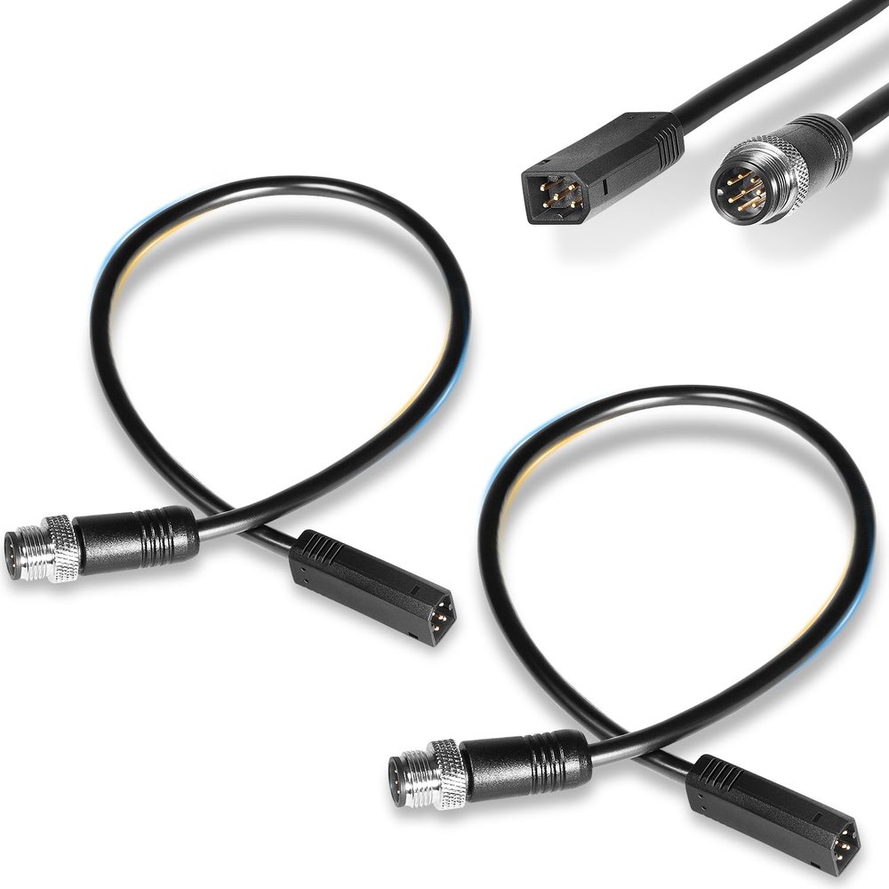 Bzcovac 720074-12 AS EC QDE Ethernet Dongle Adapter Cable for Humminbird Helix Fish Finders, 2 pcs