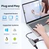 USB c hub ethernet,USB C Hub with RJ45 Gigabit Ethernet,Thunderbolt 4/3 to Ethernet Adapter,USB C to Network Adapter Compatible with MacBook Pro/Air, iPad Pro,Laptop,Chromebook,and More view 4
