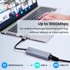 USB 3.0 Hub with Ethernet Adapter - 1GB RJ45, USB A to Ethernet, Compatible with Windows, Mac OS, Linux view 2