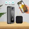 Smart Wireless Remote Video Doorbell Wireless Video doorbell System Two-Way intercom system Intelligent Visual Doorbell Home Intercom Infrared Night Vision WiFi Security Door view 3