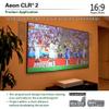 Elite Screens 103 inch ALR Projector Screen UST or Short Throw 16:9 4K 90% Ambient Light Rejecting Edge Free Fixed Frame Grey Projector Screen Indoor Movie Screen Home Theater Aeon CLR 2 AR103H-CLR2 view 3