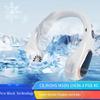 DMBAOD 2024 new intelligent digital display neck hanging fan, USB charging leafless neck hanging cooling device,, standard, White, ZNSXGB33 view 2