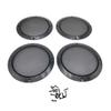 Fauful 4Pcs 6.5 Inch Speaker Grills Covers Mesh Guard Protective Case Black Universal view 1