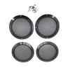 Fauful 4Pcs 6.5 Inch Speaker Grills Covers Mesh Guard Protective Case Black Universal view 2
