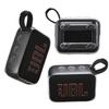 Silicone Cover Case Compatible with JBL Go 4 Portable Speaker with Bluetooth,Protective Cover Carrying Silicone Case for JBL Go 4 Portable Mini Bluetooth Speaker view 1