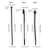 45pcs Push Mount Cable Zip Tie And Wire Clips Kit,Push Mount Wire Ties,Automotive Clips Nylon Wire Harness Clips view 2