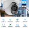 5MP Full Color Security IP Camera, 3K PoE IP Dome Security Camera with Smart Dual Light, Two Way Talk, 98ft Night Vision, 110Wide Angle, IP66 Waterproof, Full Metal Housing, Human/Vehicle Detection view 2
