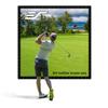 Elite Screens 9.8ft x 9.8ft Golf Impact Screen with Grommets, DIY Multi-Sport Projection Screen for Home Golf Simulators, DIY9.8X9.8-IPW360-F