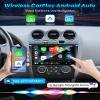 4Core 64G ROM Car Radio Stereo for Nissan Altima 2007-2012: Upgrade 5G-WIFI 9" 1280*800 Touch Screen Head Unit Wireless Carplay Android Auto Bluetooth GPS RDS FM Mirror Link Backup Camera (Manual AC) view 2