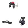 CAMVATE Super Clamp with 1/4"-20 Screw + 5/8'' Male to 1/4'' Female + 1/4"-20 Mini Ball Head view 1