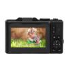 4K Digital Camera, Compact Travel Camera, 64MP 18X Zoom Autofocus Retro Compact Digital Camera with 3 Inch Flip Screen for Travel Photography Vlogging (Black) view 4