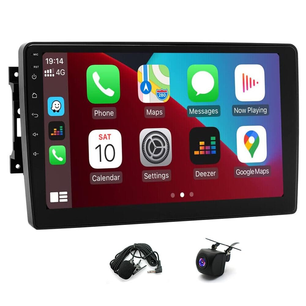 10.1 Car Radio Stereo for Dodge Ram RAM 1500 2500 3500 2009-2012 for Dodge Durango 2004-2009 for Jeep Wrangler JK 2007-2017 - Android 13 Touch Screen Car Radio GPS WiFi Radio Mirror Link Backup Camera