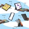 for iPad Air 11 inch case with Keyboard (M2, 2024), iPad Pro 11 inch (4th/3rd/2nd/1st Gen) & iPad Air 5th/4th Gen 10.9, Built-in Pencil Holder, Trackpad,Rainbow Backlit, Portrait/Landscape Dual Mod view 4