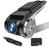 METEESER USB Car DVR Camera Video Recorder, USB Dash Cam, WDR Full HD Dash Camera Car Driving Recorder with 64GB Micro SD Card, Wide Angle, Loop Recording Night Vision ADAS 24Hours Monitor view 1