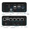 MOGINSOK Firewall Mini PC 10GbE Router with 2xSFP+, Intel Core I5 1235U 10C/12T16GB DDR5 512GB PCIE SSD 4xIntel I226-V 2.5GbE 2*Intel 10Gb Network Card Firewall Home Server/Router 1xConsole view 3