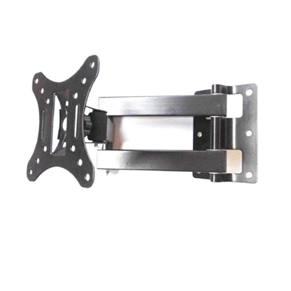 AVXANKTG D-Mount LCD-123 25kg 14"-30" 27" 2 Arm Folding Retractable Steel LCD Plasma TV Stand VESA 75x75 100x100 LCD Wall Mount Bracket