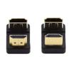 chenyang 2 Pack HDMI Male to HDMI Female 4K@60Hz 180 Degree Angled Converter Connector Adapter view 1