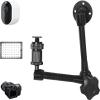 2-Be-Best Articulating Camera Mount, 11" Magic Arm, Wall Mount, Compatible with Mini Projector, Camera, LED Light, Hot Shoe & Screws Included view 1