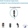 2-Be-Best Articulating Camera Mount, 11" Magic Arm, Wall Mount, Compatible with Mini Projector, Camera, LED Light, Hot Shoe & Screws Included view 3