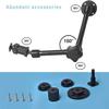 2-Be-Best Articulating Camera Mount, 11" Magic Arm, Wall Mount, Compatible with Mini Projector, Camera, LED Light, Hot Shoe & Screws Included view 4
