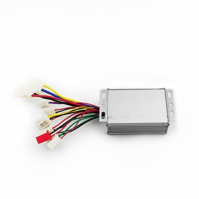 L-faster 500W 1000W Brushed Controller with Fuse Mount and Connectors Reverse Control Device 3 Speed for Bike Brush Motor (Controller only, 36V500W)