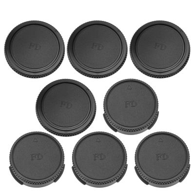 Camera Lens Body Set, Compatible FD Mount Lens Camera, Prevent Dust, Smudges, Scratches, Lightweight, Portable, Sturdy, Black