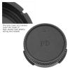 Camera Lens Body Set, Compatible FD Mount Lens Camera, Prevent Dust, Smudges, Scratches, Lightweight, Portable, Sturdy, Black view 2
