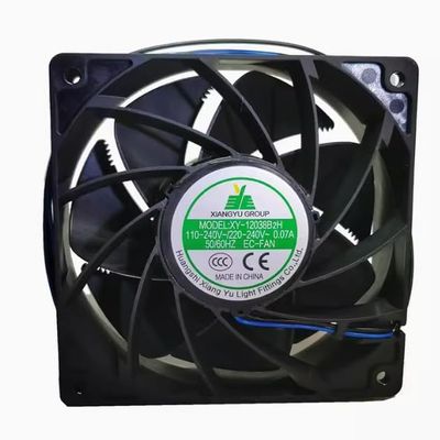 AJSWISH XY-12038B2H Refrigerator Freezer Fan XY12038B2H 110-240V 12CM 12038 Display Cabinet Condenser Mute EC Fan