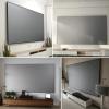 ZHCHAO Projector Screen Reflective Fabric Projector Projection Screen Enhance Brightness(100 inch) view 2