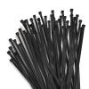 Aroono 250 Pack 4 Inch Nylon Zip Ties-Durable Outdoor Self-Locking Small Cable Ties, for Home, Fencing, and Green Plants - 40 lbs Tensile Strength, Black view 1