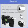 GREENCYCLE 10 Pack Compatible for Ptouch AZe TZ Tape TZe-211 TZ-211 6mm 0.23 Laminated White Label Tape AZe211 TZ211 for Ptouch Label Maker PT-H110 PT-D610BT PT-D410 view 2