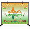 CHNYWORK 8x6ft India Day Backdrop Indian National Flag India Traditional Symbols 15th August Independence Day Historical Landmark Background Indian Theme Party Decorations Photo Studio Props view 3