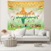 CHNYWORK 8x6ft India Day Backdrop Indian National Flag India Traditional Symbols 15th August Independence Day Historical Landmark Background Indian Theme Party Decorations Photo Studio Props view 4