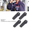 4Pcs Black Radio Belt Clip, Replacement for HX400 W, VX290, SBR-29LI, ABS Material, for Two Way Radios view 3