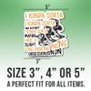 Line Dancing Sticker Line Dancing Decal I Kinda Sorta Maybe Have A Slight Line Dancing Obsession Funny Vinyl Stickers Weather-Resistant Stickers for Water Bottles Laptop Window Car Size 5" view 2