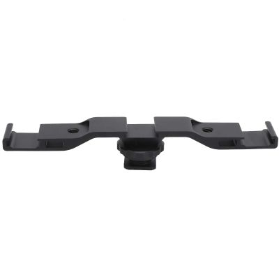 Aluminum Alloy Cold Shoe Extension Mount Bar Bracket, 1/4in Screw Hole, Compatible with Cameras, Fill Lights, Microphones, for Digital Camera, MicroSingle Camera, Flash, Microphone