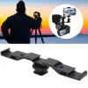 Aluminum Alloy Cold Shoe Extension Mount Bar Bracket, 1/4in Screw Hole, Compatible with Cameras, Fill Lights, Microphones, for Digital Camera, MicroSingle Camera, Flash, Microphone view 3