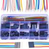 JTSINERU Compatible with Dupont 2.54mm Male to Female Cable Connector,Single Row 1 * 2/3/4/5/6/7/8/9/10 Pin Connector with 22AWG Pre-Crimped Cables (JTS-DP-MF) view 1