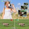 kiisda Digital Camera, Upgrade FHD 1080P Digital Camera for Kids with 64 GB SD Card,16X Zoom Anti-Shake, Compact Small Camera for Teens Adult Beginner Idea Christmas Birthdays Gift,White view 4