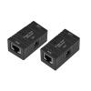 2PCS RJ45 POE Power Supply Module for Network IP Camera with LED Power Light, High Stability 10 per 100Mbps Rate POE Ethernet Adapter (Black) view 1