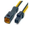 ARETV 2 3 4 6 8 Pin JST Motorcycle Waterproof Connector, Car Rearview Mirror Wiring Harness Black Compatible(6P Wire Harness,1 Pc) view 4