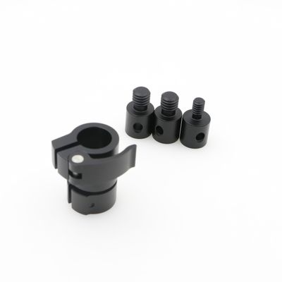 Alvins Quick Release Microphone Adapter, Upgraded Quick-Replaceable Mic Holder Connector, for Microphone Arm Handheld Boom Pole Mic Adapter with 3/8", 1/4" Screw