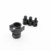 Alvins Quick Release Microphone Adapter, Upgraded Quick-Replaceable Mic Holder Connector, for Microphone Arm Handheld Boom Pole Mic Adapter with 3/8", 1/4" Screw view 1